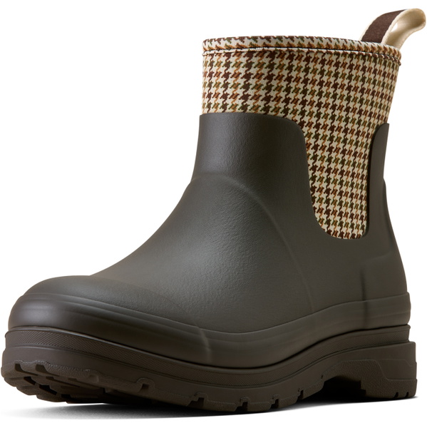 2026 Ariat Dames Kelmarsh Shortie Rubber Laars 10080427 - Chocolate